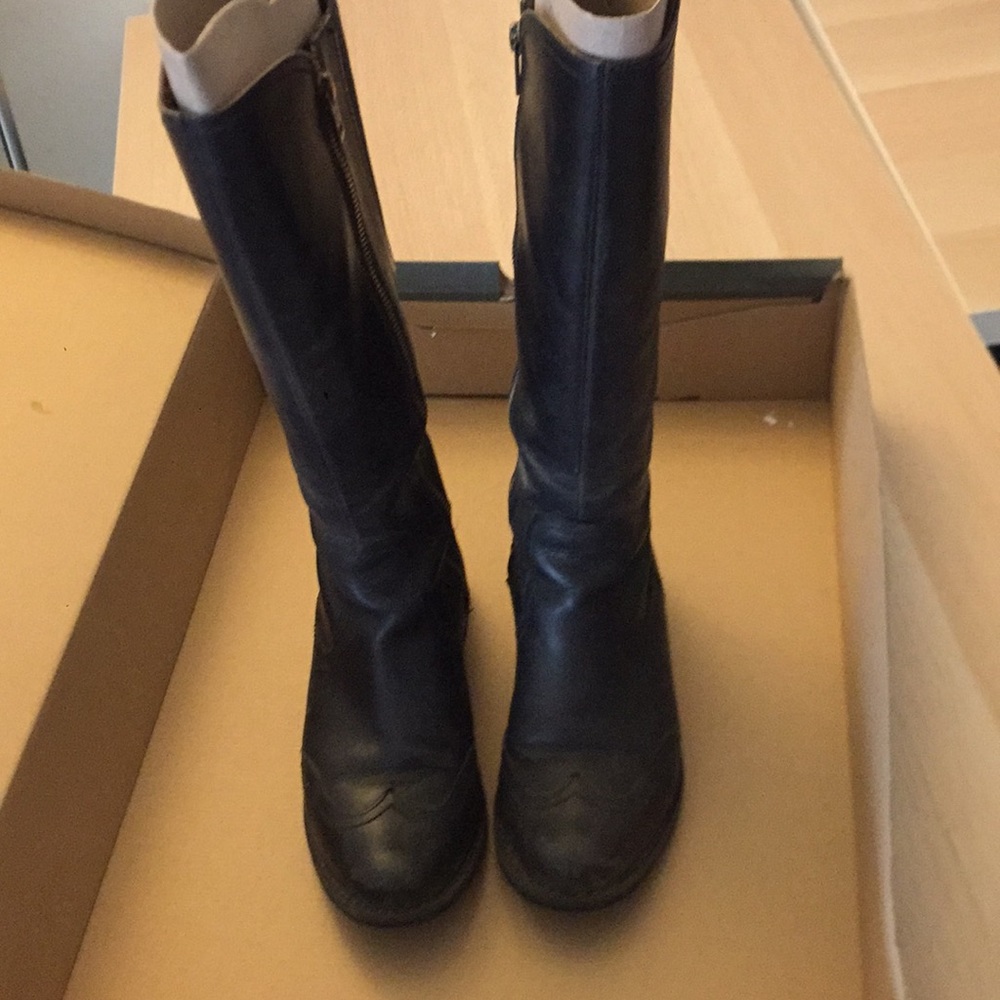 Timberland black leather boot size 7.5